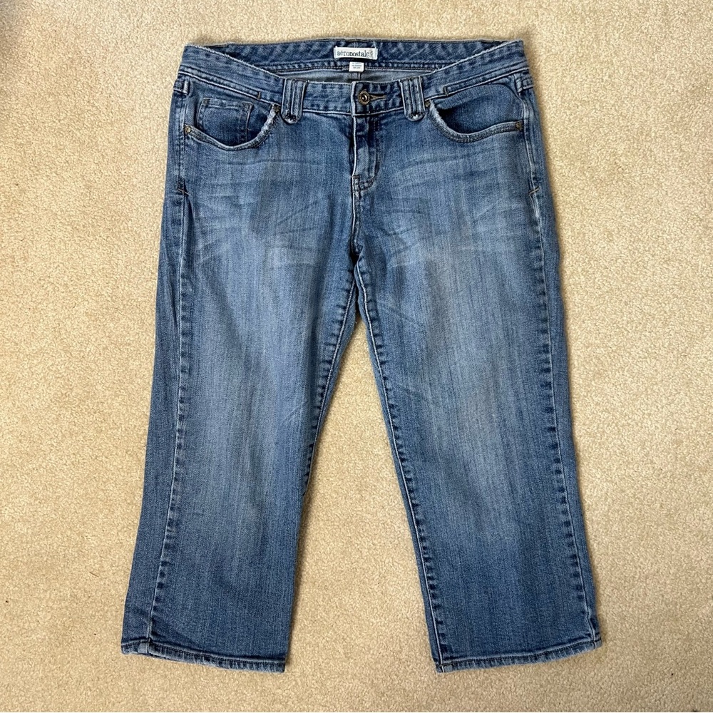Aeropostale Denim Pedal Pushers